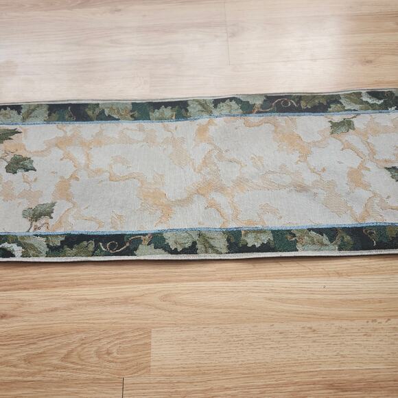 Scene Weaver Grapes Vineyard Woven Tapestry Table Runner 70x13 Tuscan Decor USA - Picture 9 of 9